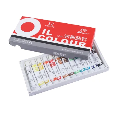 Hot Selling 12ml Tubing Multicolor Art Painting Paint Non Toxic Acrylic Paint Set for Canvas Glass & Paper