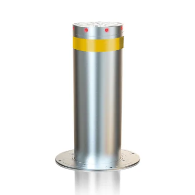BISEN ACCESS 36VDC Brushless Electrical Drive 304 Stainless Steel Security Auto-Bollard 600-1000mm Travel Height IP67 Protection