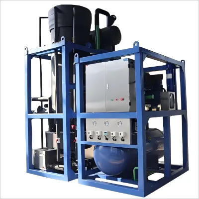 Industrial Tube Ice Machine - Automatic Ice Maker for Fish & Food