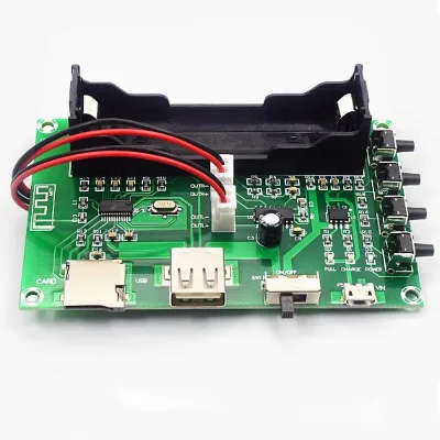 Digital Bluetooth Amplifier Board Module Onboard Lithium Battery Turntable Rechargeable Dual Channel