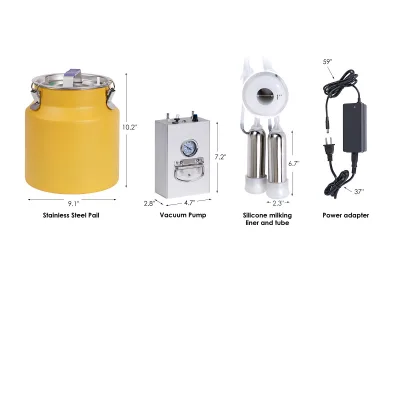 Cow Milking Machine, Household Cow, Small Cow and Sheep Milking Machine, Vacuum Pulsating Cow Milking Machine