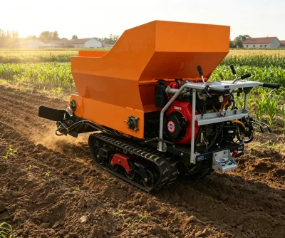 Hot Sale Crawler Self-propelled Manure Spreader, Fertilizer Spreading Machine for Orchard, Mountain Land and Narrow Farm Plot