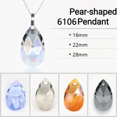 Angel Tears Crystal Pendant From Austria Original DIY Hanging Jewelry Material Accessories Pear-shaped Elements Loose Beads