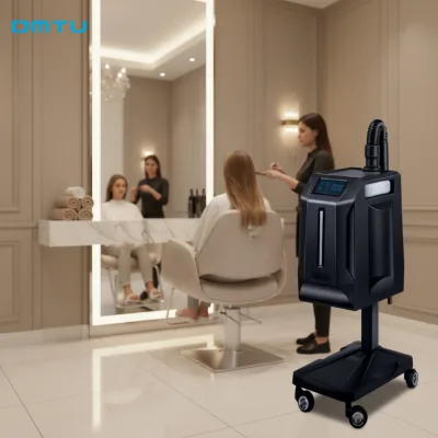 DMTU Home Salon Home Professional Hair Steamer and Conditioning Machine with Rolling Floor Stand