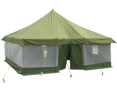 Tropical Area Africa Canvas Camping Pole Tent Easy to Set up
