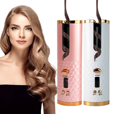 Alure Three Barrel Curling Iron Wand Hair Waver with LCD Temperature Display - 1 Inch Ceramic Tourmaline Triple Barrels