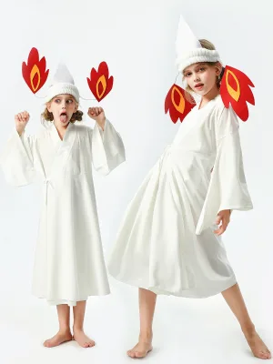 Halloween Kids Cute Ghost Costume Dark Night Spirit Funny Dress Girls Stage Performance Outfit