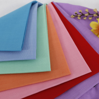 Custom Dyed 100% Cotton Fabric Shirt Fabric Suits Dresses Garments Lining Sofa Also for Toys