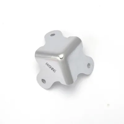 High Quality case Hardware Accessories Pressed Triangular Corner Jumbo 3-leg Suitcase Corner Protectors Box Corner Protectors