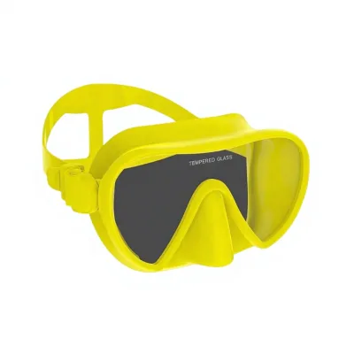 Direct Sales Goggles for Fishing, Snorkeling, Tempered Glass Lenses, High-quality Silicone Anti Fog, Fully Dry Diving Mask