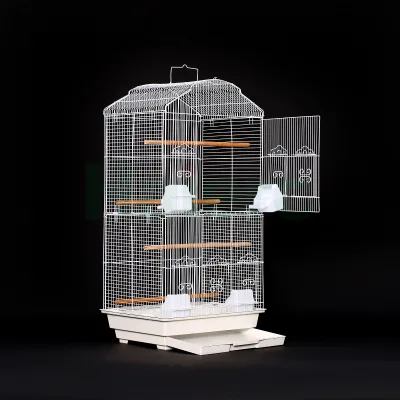 Haierc Iron Bird Breeding Cages Parrot Cage Square Portable Outdoor Indoor Cages of Birds