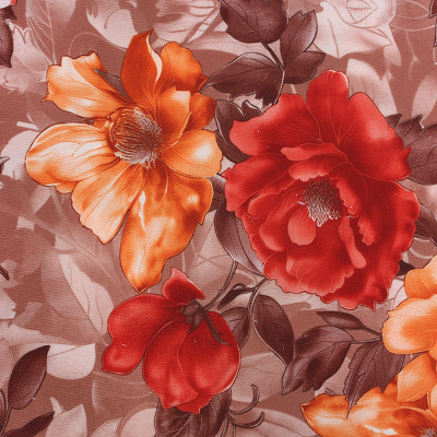 Fashion Textile Fabric Flowers Designs Custom Floral Printed Fabric for Pillow Case/tablecloth/ Curtain