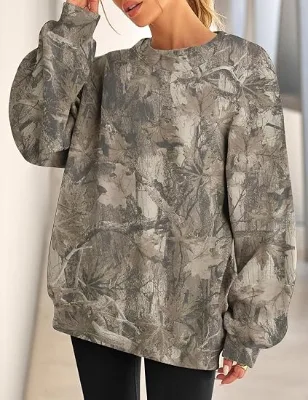 Mock Neck Maple Leaf Printed Long Sleeve Fall Winter Sweatshirt Kids Girl Woman Oversized Mock Neck Pant Set Boutique Outfit2026
