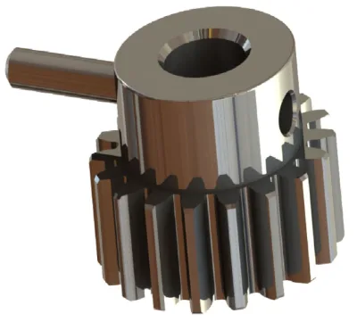 Custom Spur Gear M3 T12 --T40 Motor Gear with Step 45 Steel Gear