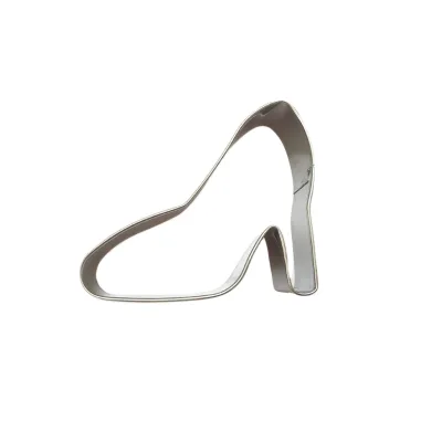 Metal Custom Stainless Steel Princess High Heels Cookie Cutter Mold