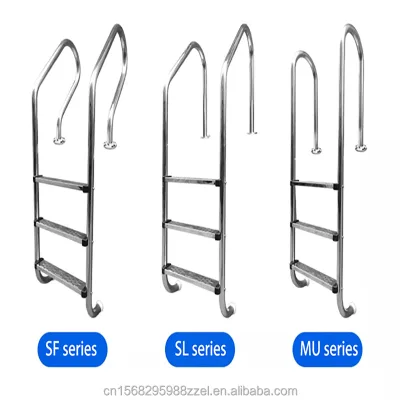 Equipment Ladder Step 2 3 4 5 Steps Swimming Pool Accessories Stainless Steel 304 316 Anti-slip Pool Ladder Handrail Ladder