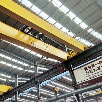 pendent control heavy duty bridge crane with hook foundry
