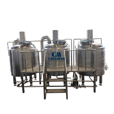 Cassman 10bbl Commercial Beer Brewing Equipment Stainless Steel 1000L Brewhouse Brew Kettle Mash Tun Pump Pressure Vessel