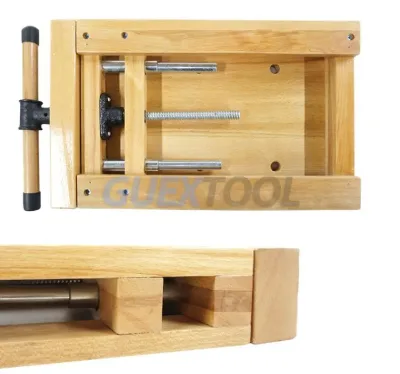 Household Small Woodworking Worktable Multi-function Woodworking Table Beech Solid Wood Manual Worktable