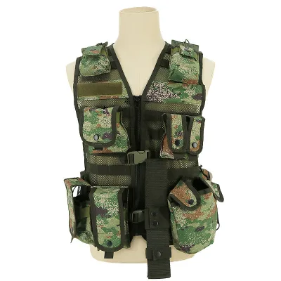 Ultralight Tactical Vest Adjustable Breathable Combat Vest for Training/Games MOLLE-Compatible & Lightweight Design
