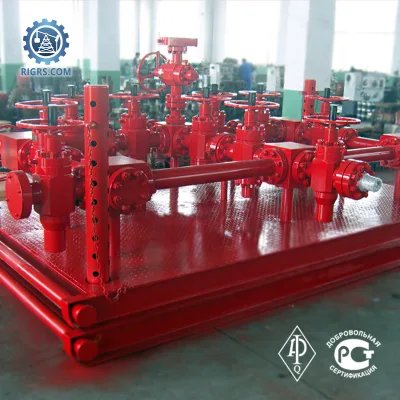 Factory Qualified High Pressure Bearing Anti-Corrosion Coating Heavy Duty Choke Manifold for Shale Gas Drilling