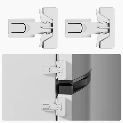 Home Refrigerator Door Lock Latch Catch Toddler Kids Child Baby Fridge Safety Baby Lock
