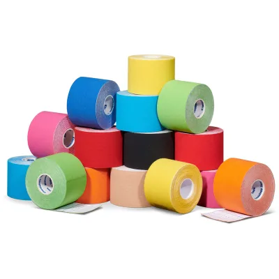 Premium Kinesiology Tape Athletic Sportstape & Support for Knee, Muscle, Wrist, Shoulder, Back Elastic Athletic Tape