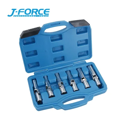 3/8'' 6pcs Strong Toughness Maintenance Tools Glow Plugs Socket Set