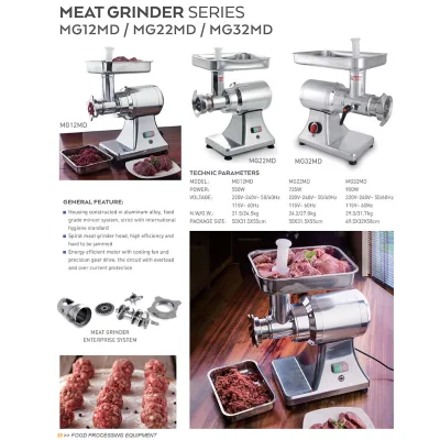 Commercial Stainless Steel Multi-functional Meat Grinder Food Processor Machine
