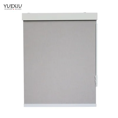 BR200480024 Modern Polyester Fabric Child Safety Blackout Wand Stick Control Manual Roller Blind for the Office Hotel Home
