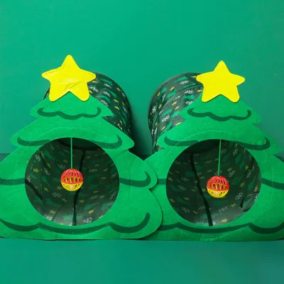 Christmas Tree Teasing Cat Stick Cat Toys Self-hilarious Deboredom Artifact Cat Tunnel Passage Toys