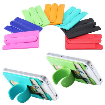 Boce Free Samples Customized logo New Invention Portable Silicone Slap Card Holder