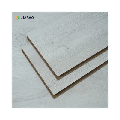 Premium Waterproof High Gloss White Bevel Edge V Groove 8mm 10mm Laminate Flooring Ac4 Wear Resistant
