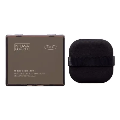 100pcs Portable Bamboo Charcoal Oil Blotting Sheets Eco-Friendly Private Label Face Blotting Sheets Beauty Personal Care