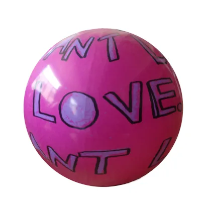 Hight Quality PVC Balloon,Printing Love Pink Inflatable Balloon for Advertisement