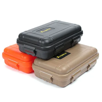 Super September Large Size Outdoor Plastic Waterproof Airtight Survival Case Container Storage Carry Box 165x105x55mm