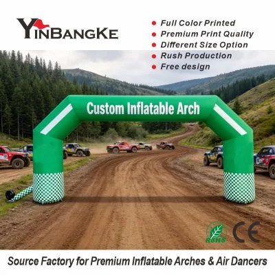 Durable Oxford Material Inflatable Race Archway with Custom Logo for Outdoor Sports