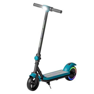 Mini Electric Scooter 65-inch Two-wheel Foldable Compact Portable Steel Frame 12KM/H for Children Battery-Powered Model ES601