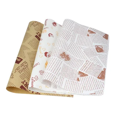 Matte/Gloss Finish Wrapping Paper Sheets for Luxury Brand Packaging Elegant Custom Design