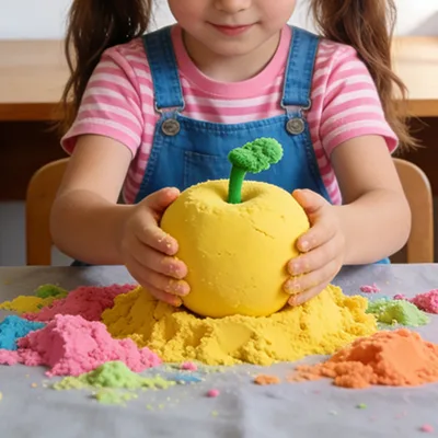 Colorful Magic Sand Set - Non-Toxic & Mess-Free