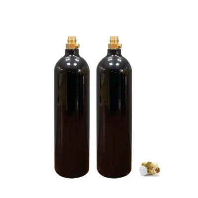 24oz Co2 Bottle Aluminium Cylinder Pcp air tank with Pin Valve