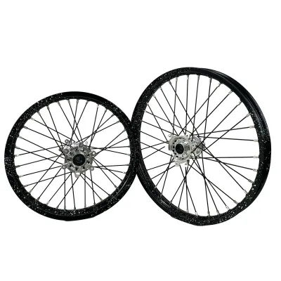 21*1.6 18*2.15 Black Rim Sliver Hub for SUR Wheels Sur Ultra Bee Wheel Rims With Hub
