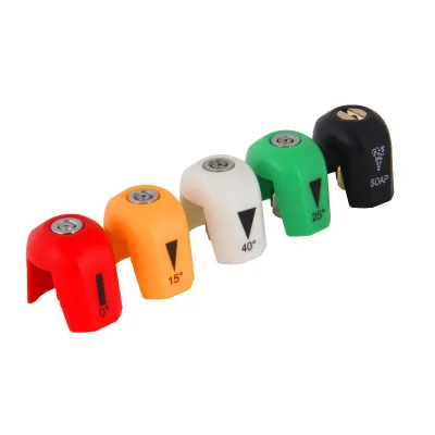 Linzghen 0 15 25 40 Degree Watering Nozzle High Pressure Washer 1/4 Inch Quick Connect Plug Spray Nozzle