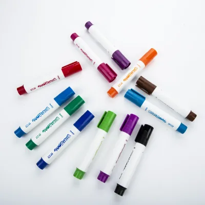 Aihao Wholesale 50 White Board Permanent Markers Pen Purple 12pcs Set for White Board