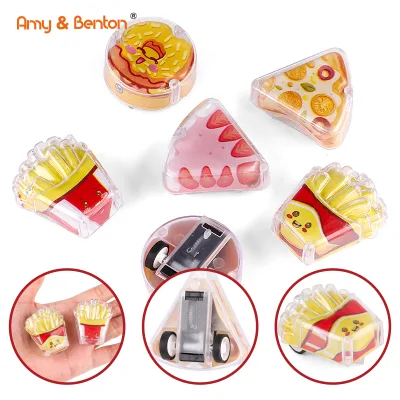 Mini Pull Back Cars Fast Food Toys Vehicles for Kids Bulk Toys Party Favors Treasure Box Classroom Prizes Pinata Fillers