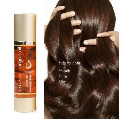 Human Keratin Hair Serum Protect Heat Shiny Silk Vitamin Crystal Hair Polish Serum with Treatment Hair Polish Serum