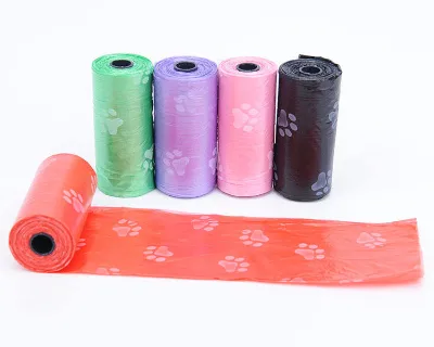 Eco-Friendly Biodegradable Dog Waste Bags Environmental Friendly Dog Poop Bags Unscented with Dog Poop Removal Disposal
