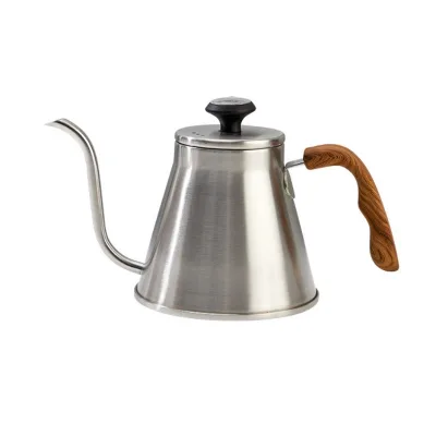 Coffee Hand Brewed Pot Made of 304 Stainless Steel With a Long Spout and  Thin Spout Bottom Supporting Multiple Heating Options
