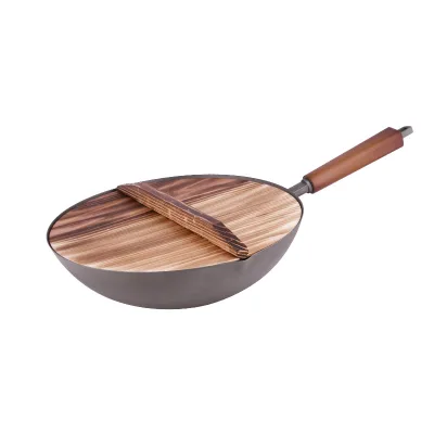 All-titanium Pure Titanium Frying Pan Ultra-light Titanium Pan Fluorine-free Non-stick Pan