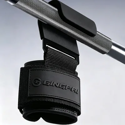 Pull-up Assist Hook Fitness Wrist Support Deadlift Barbell Metal Anti-Slip Wear-Resistant Extra-Thick Men's